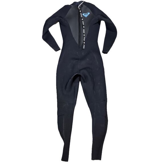 Roxy Women's Full Wetsuit 4/3mm Syncro GBS Back Zip Suit Size 12T/40T 53” Tall - Picture 6 of 8